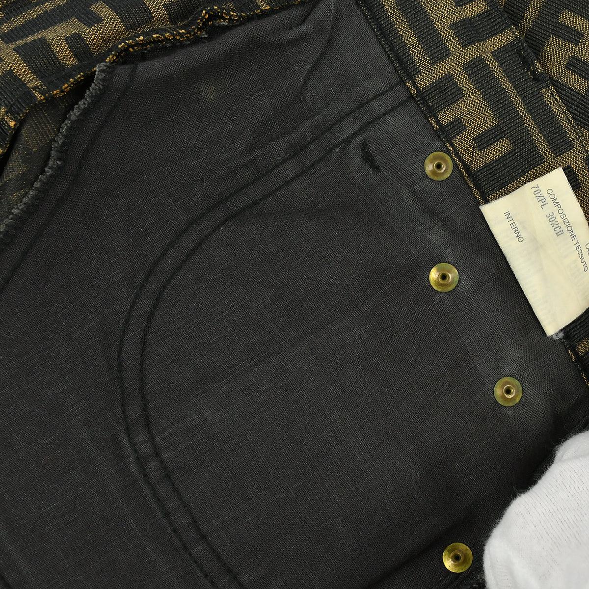 Fendi Zucca Pants Brown #42 - Image 9