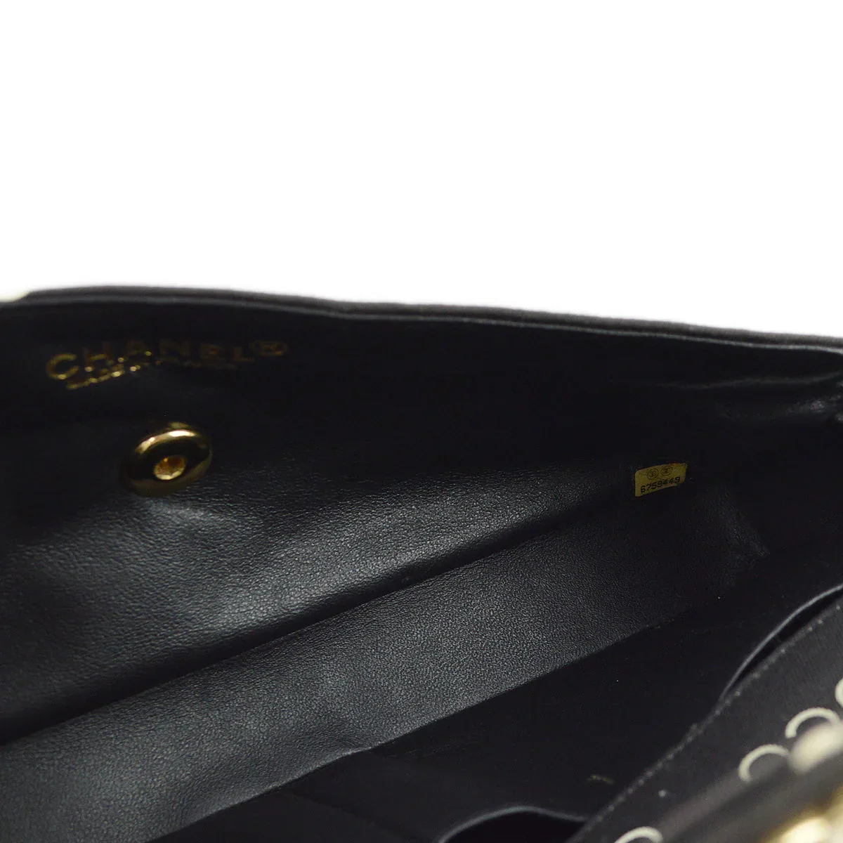 Chanel 2000-2001 Black Canvas COCO East West Choco Bar Shoulder Bag - Image 9