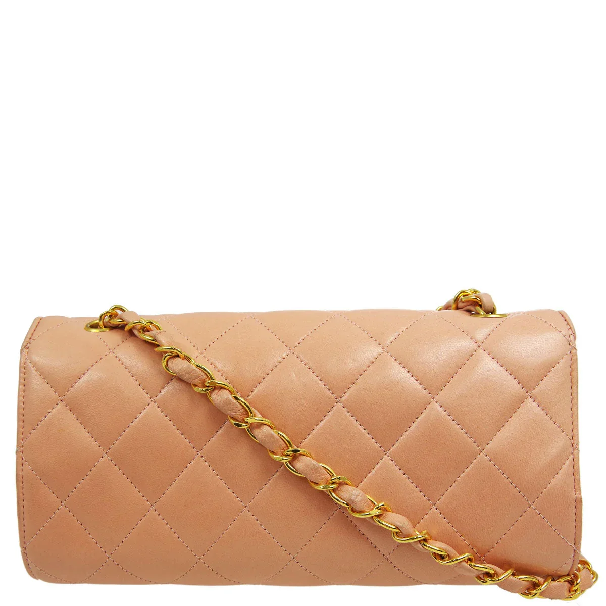 Chanel * 1994-1996 Pink Lambskin Classic Single Flap Shoulder Bag - Image 2
