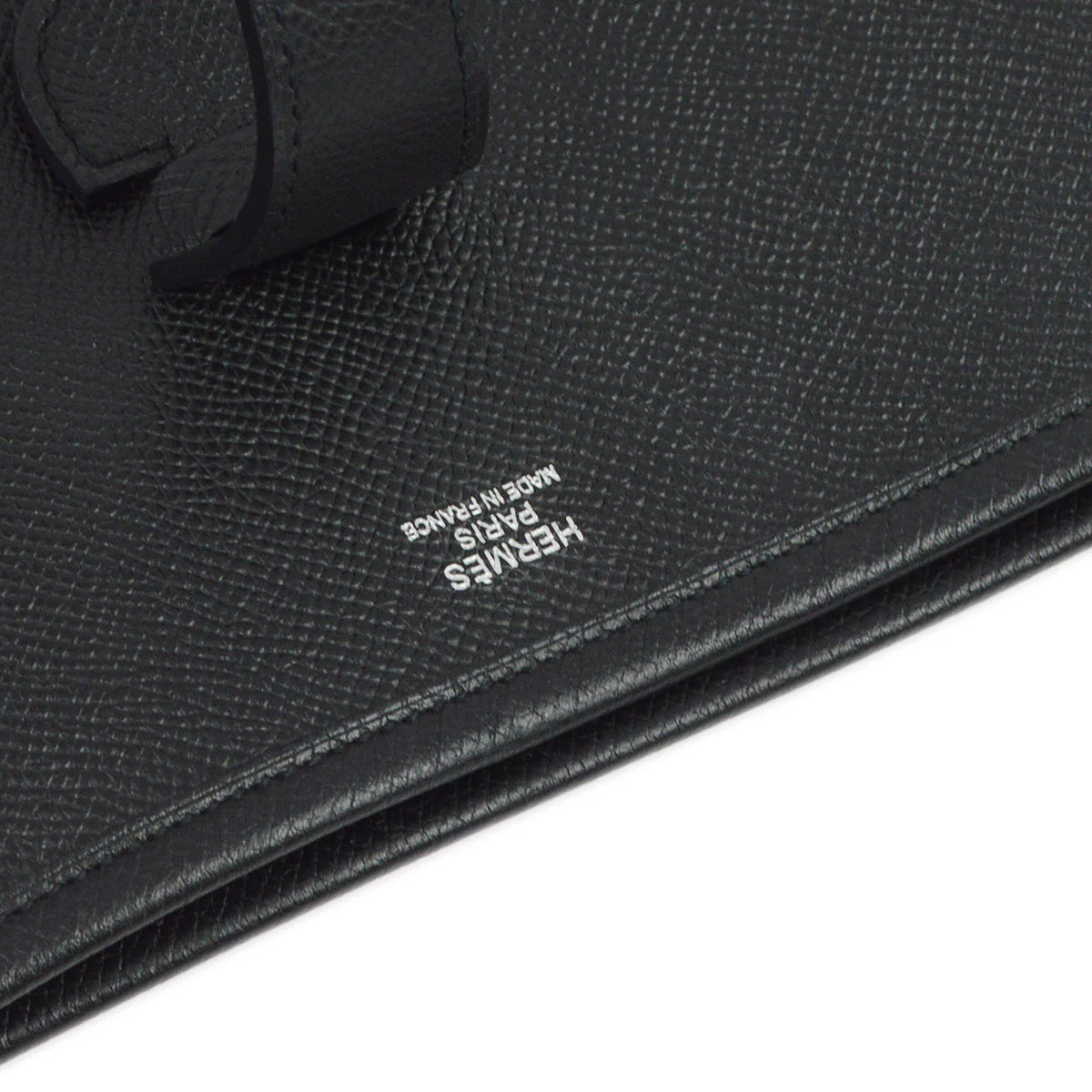 Hermes 2011 Black Epsom Evelyne 3 GM Shoulder Bag - Image 6