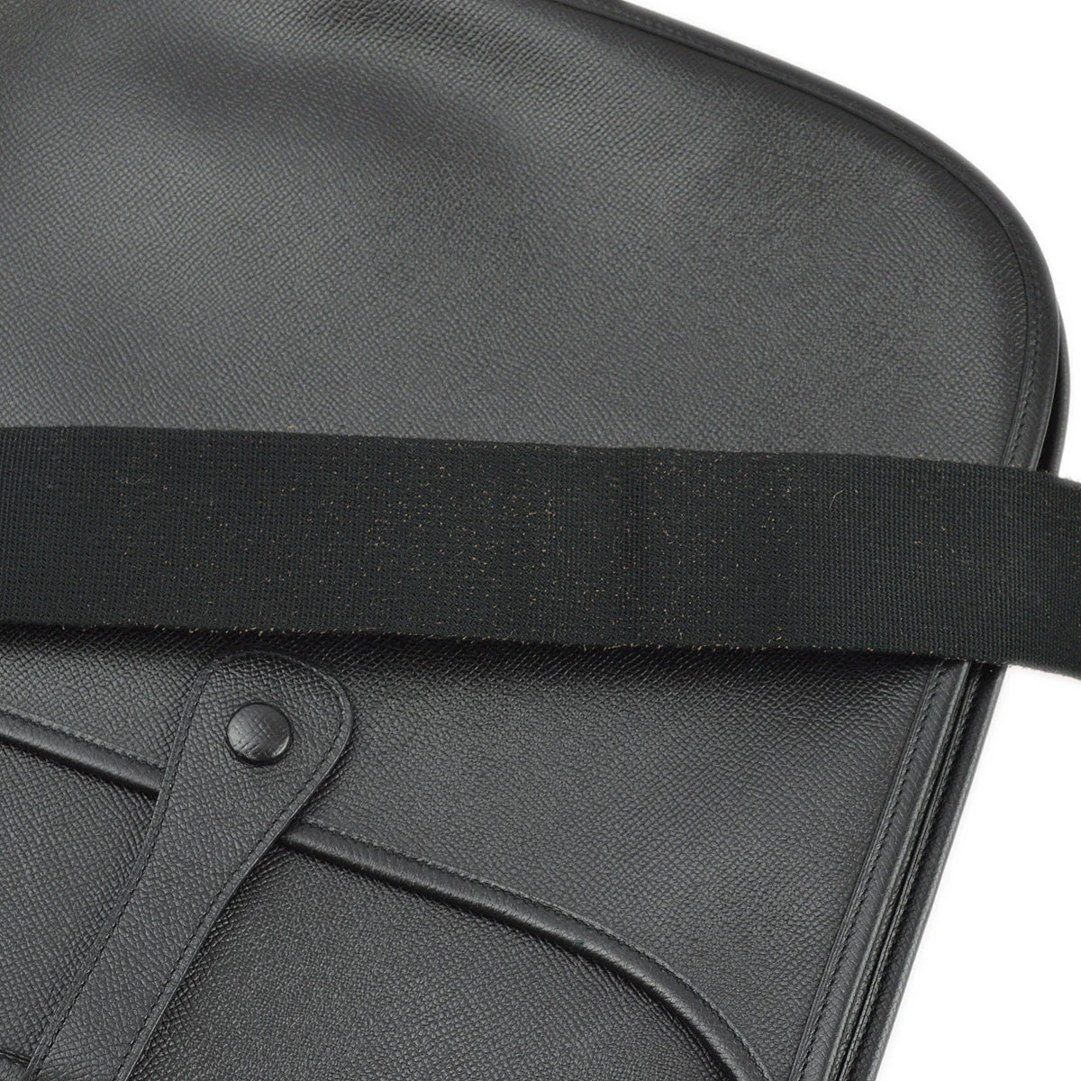Hermes 2011 Black Epsom Evelyne 3 GM Shoulder Bag - Image 8