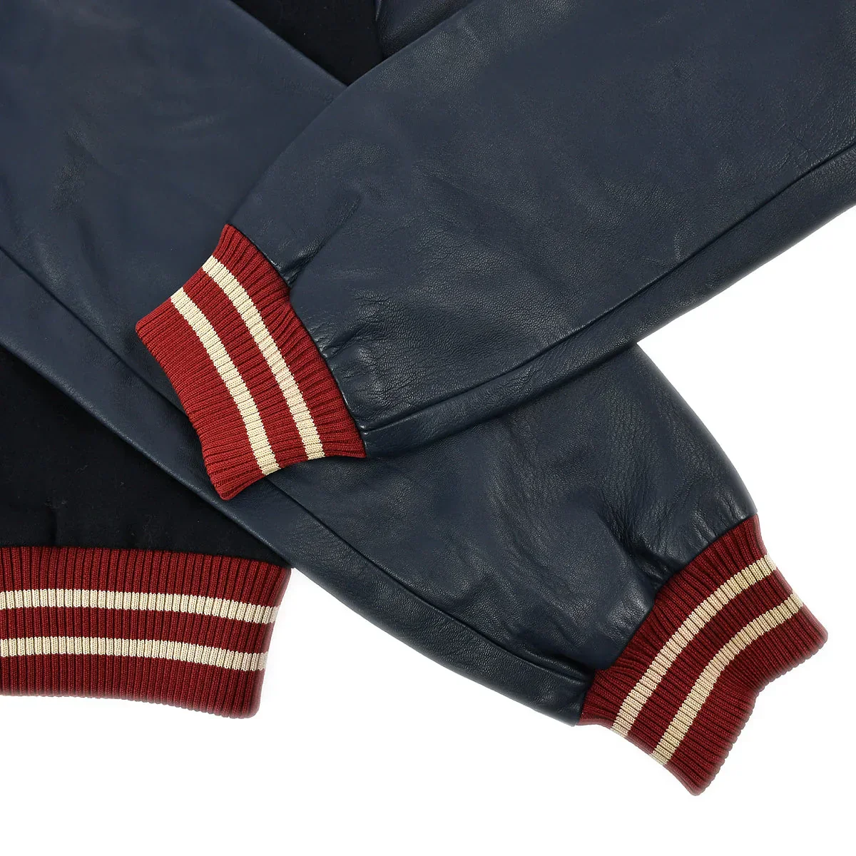 Chanel Spring Letterman Bomber Jacket Navy 04P #38 - Image 6