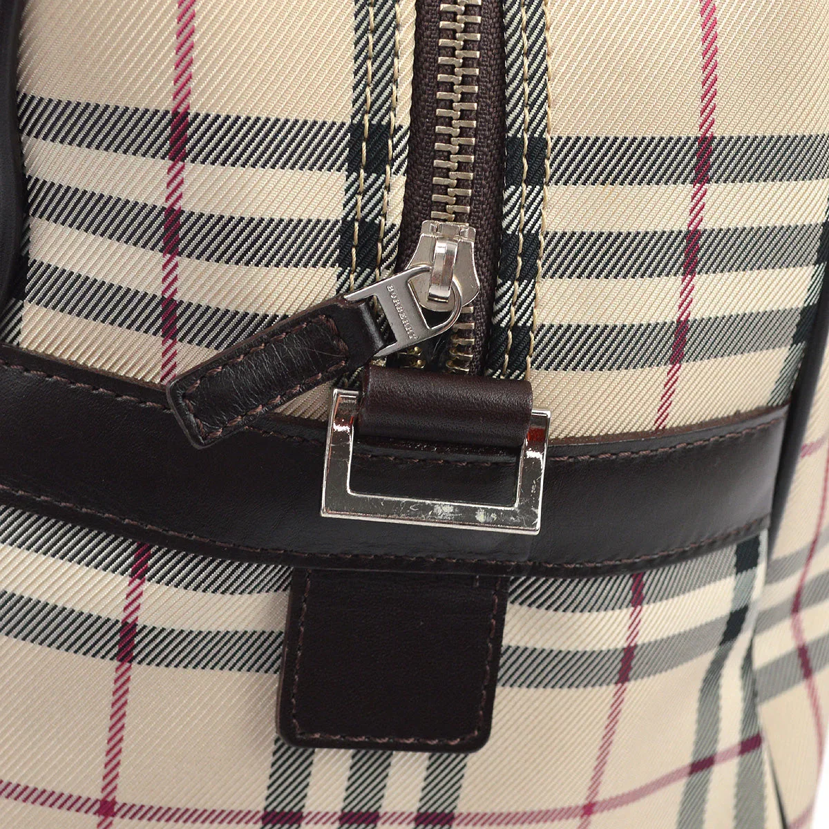 Burberry Beige Burberry Check 2way Duffle Shoulder Handbag - Image 7