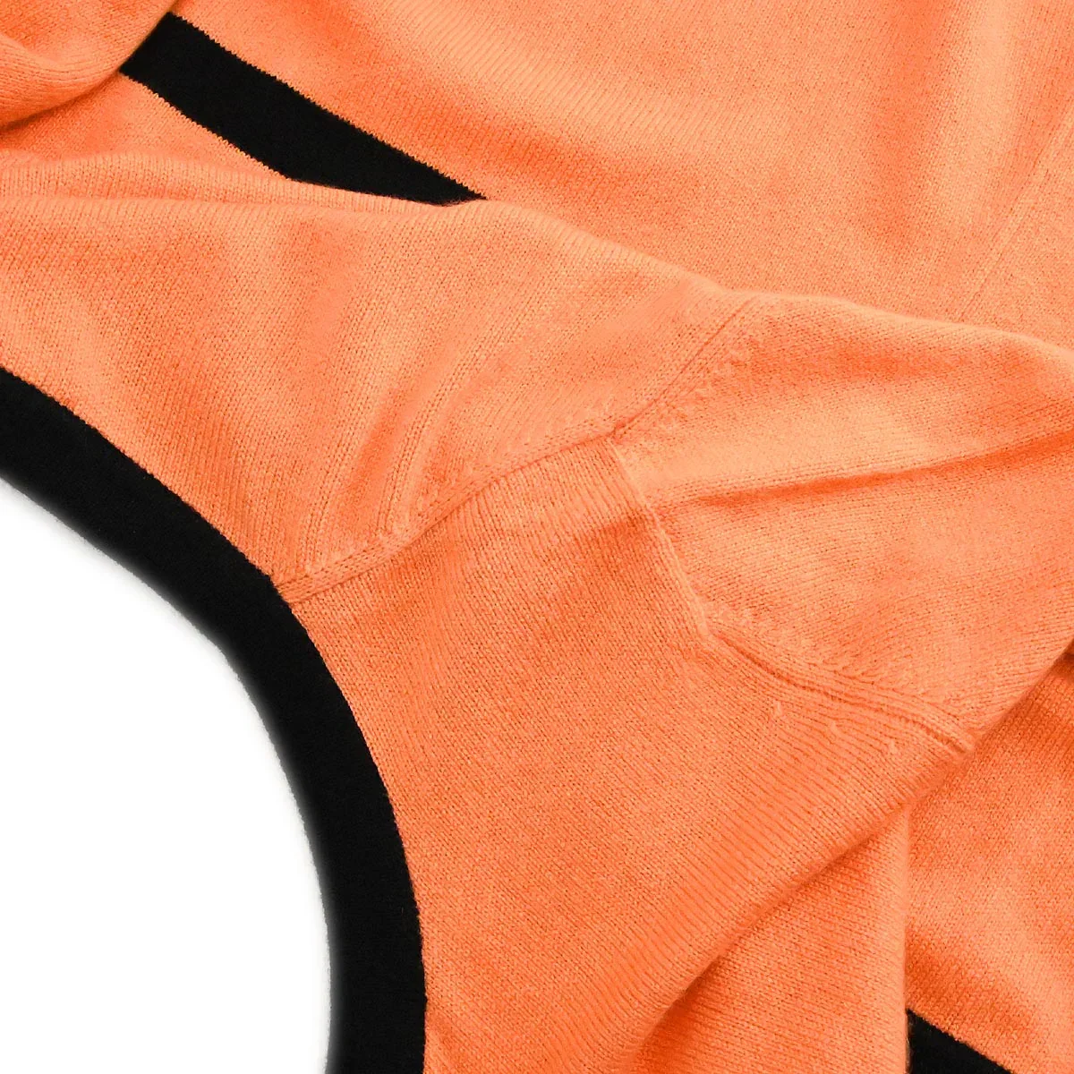 Chanel Set Cardigan Short Sleeve Dress Orange 95A #38 - Image 5