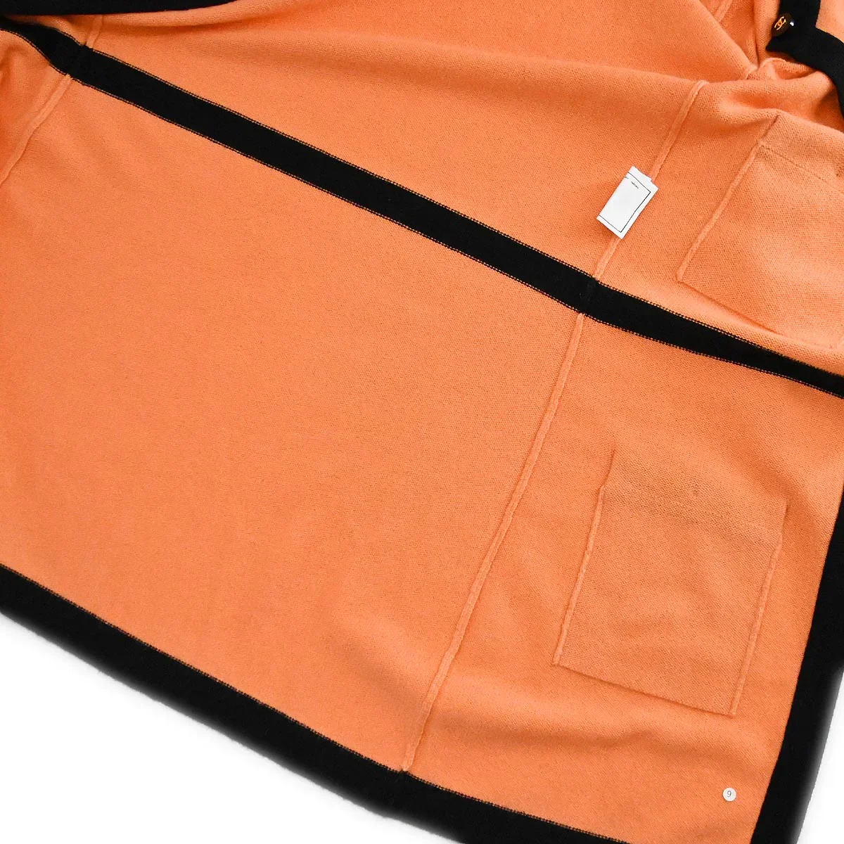 Chanel Set Cardigan Short Sleeve Dress Orange 95A #38 - Image 6