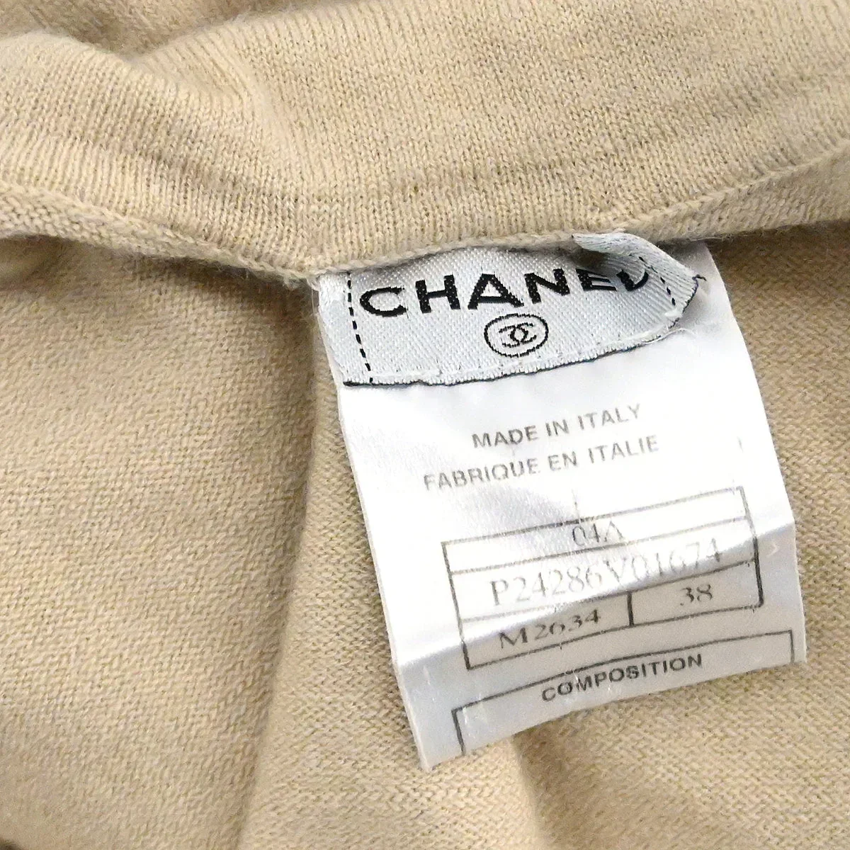Chanel Sweater Beige 04A #38 - Image 9