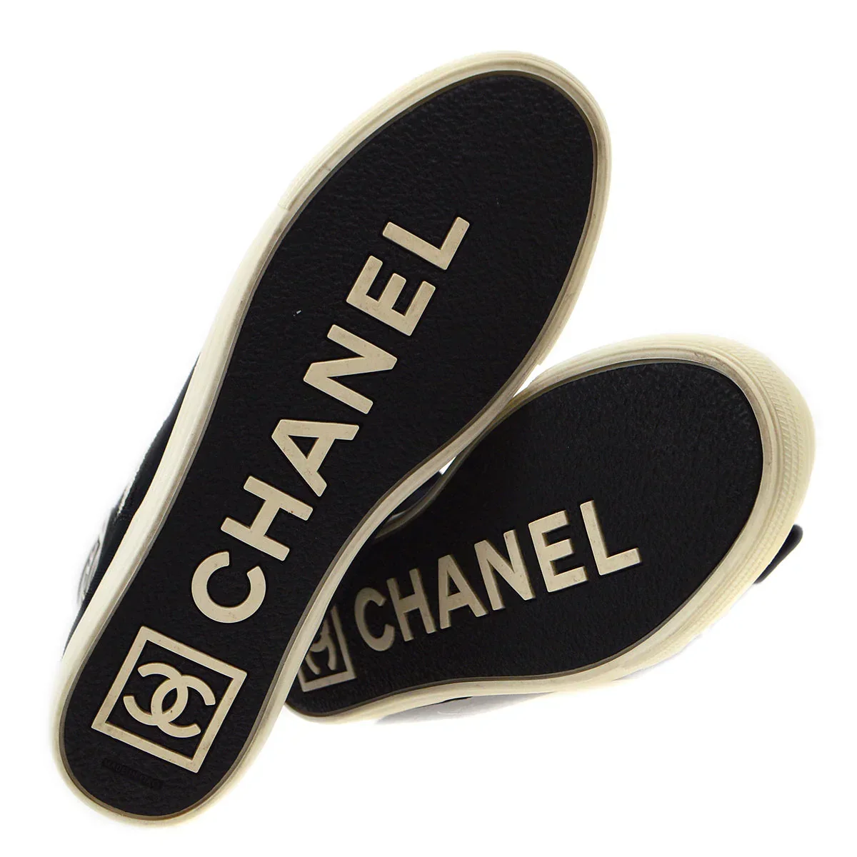 Chanel 2009 Sport Line High Cut Sneakers Shoes #37 - Image 3