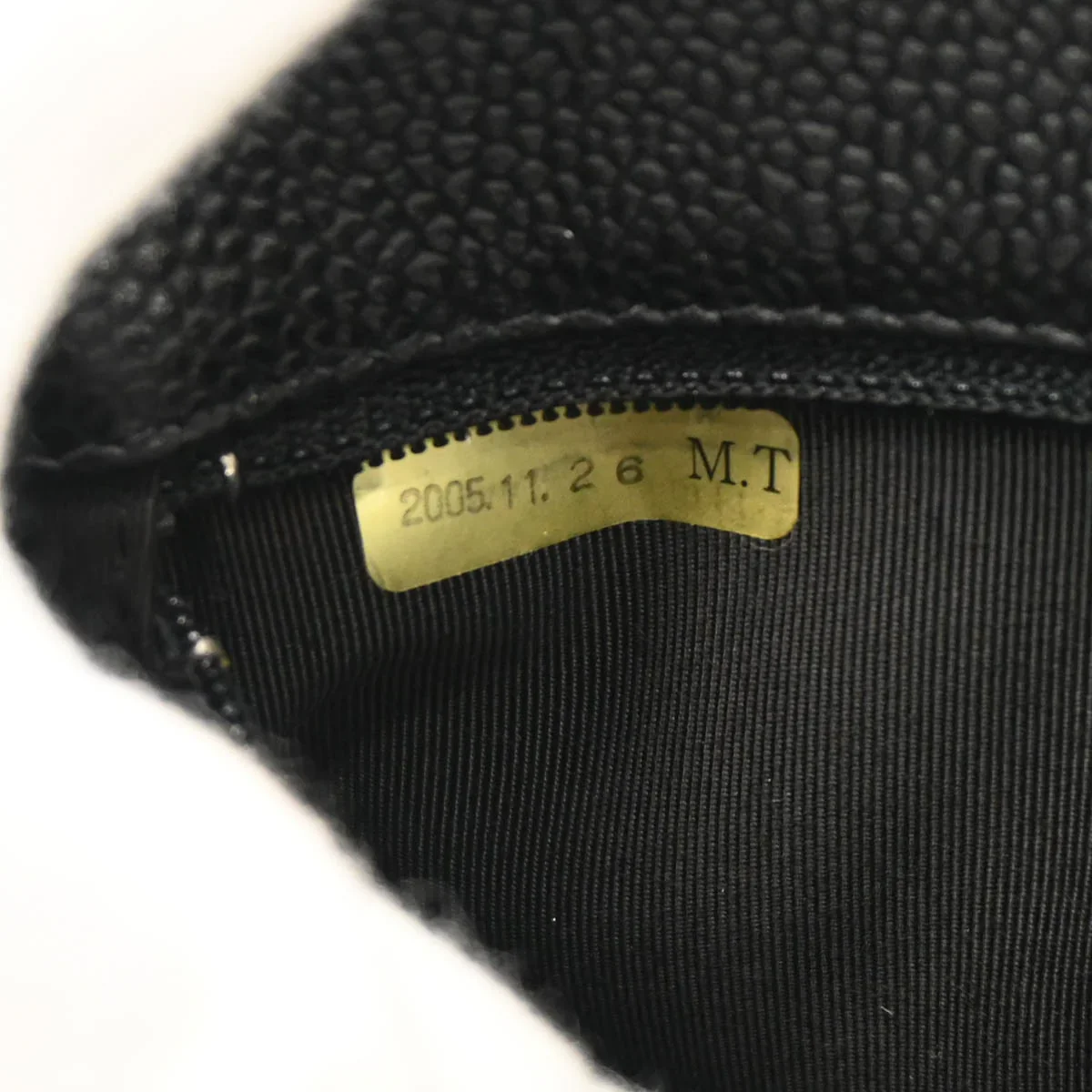 Chanel 2005-2006 Black Caviar Petite Shopping Tote PST Chain Handbag - Image 11