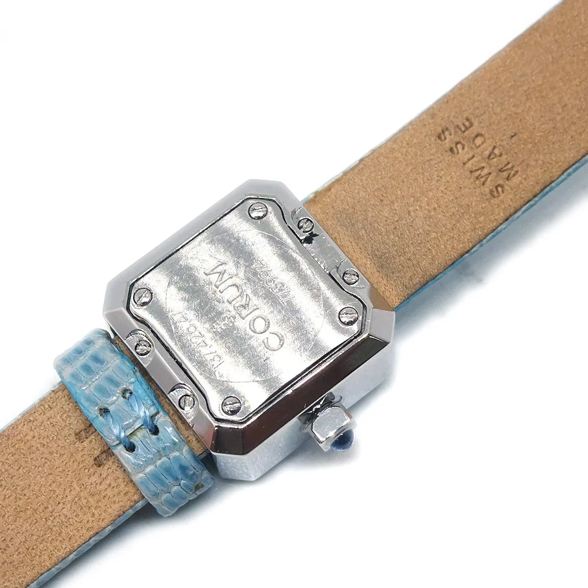 Corum * Sugar Cube Ref.137.426.47 Quartz Watch SS Diamond - Image 7