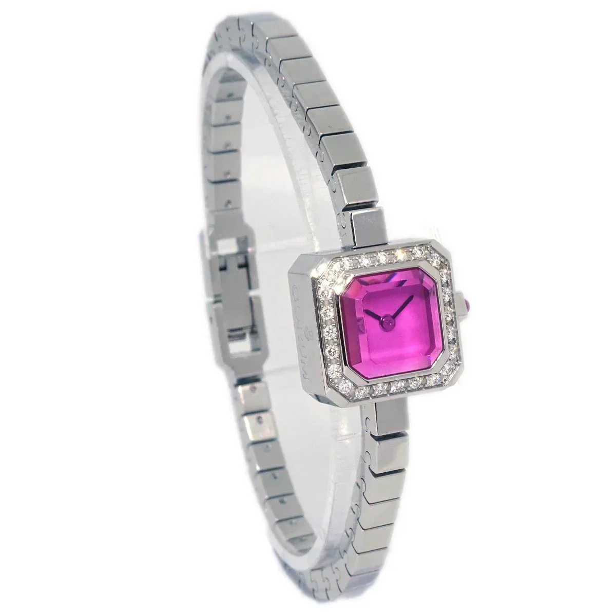 Corum Sugar Cube Ref.137.424.47 Quartz Watch SS Diamond - Image 2