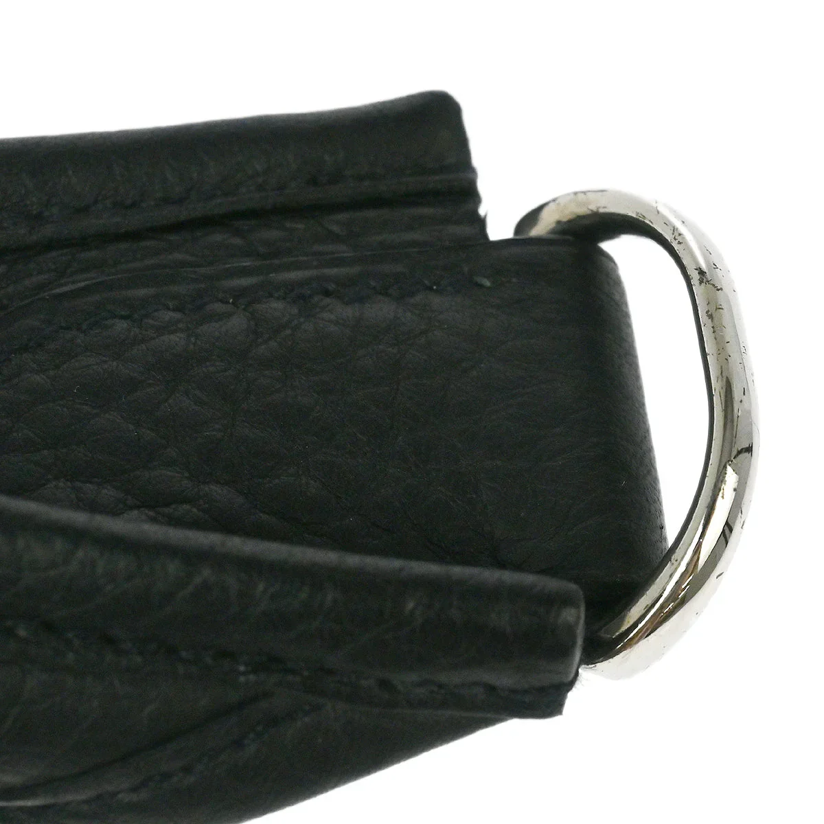 Hermes 2005 Black Togo Evelyne II TGM 38 Shoulder Bag - Image 10
