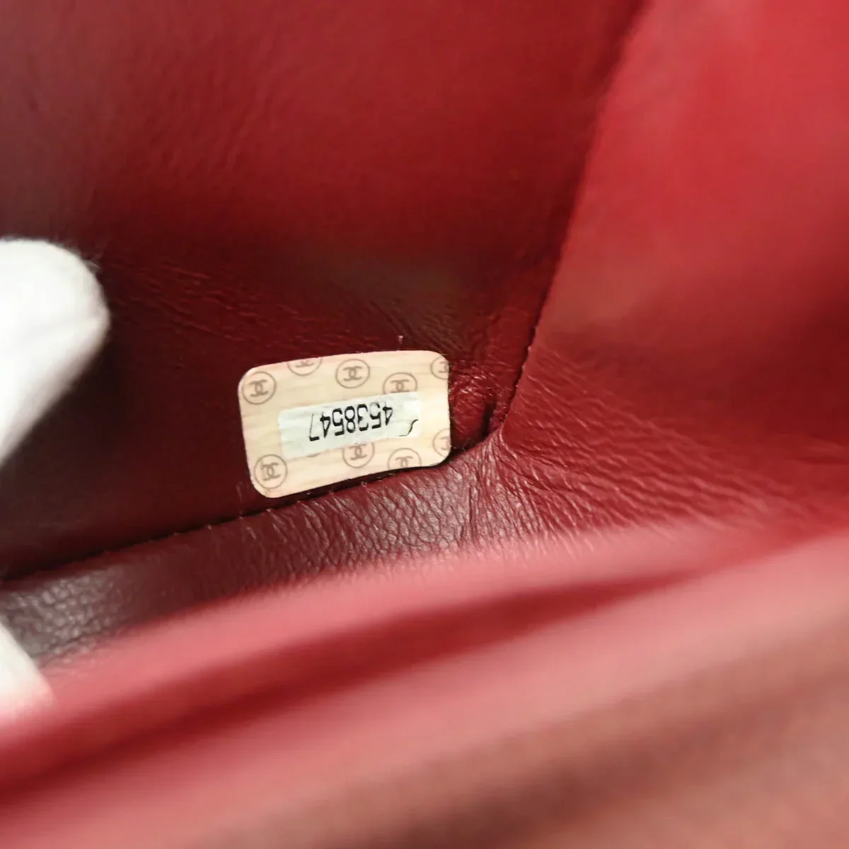 Chanel 1996-1997 Black Lambskin Small Diana Shoulder Bag - Image 11