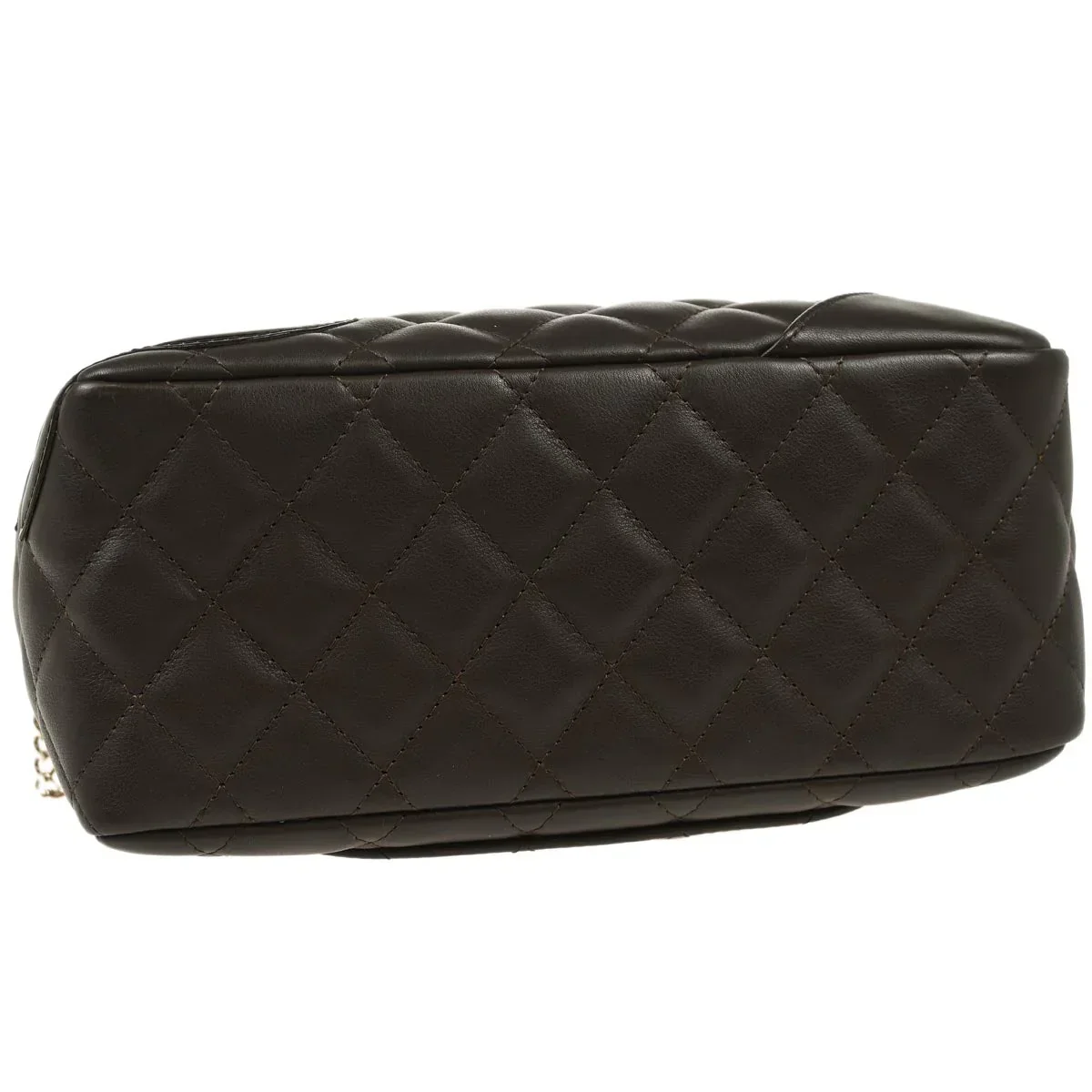 Chanel 2005-2006 Brown Calfskin Cambon Ligne Handbag - Image 4