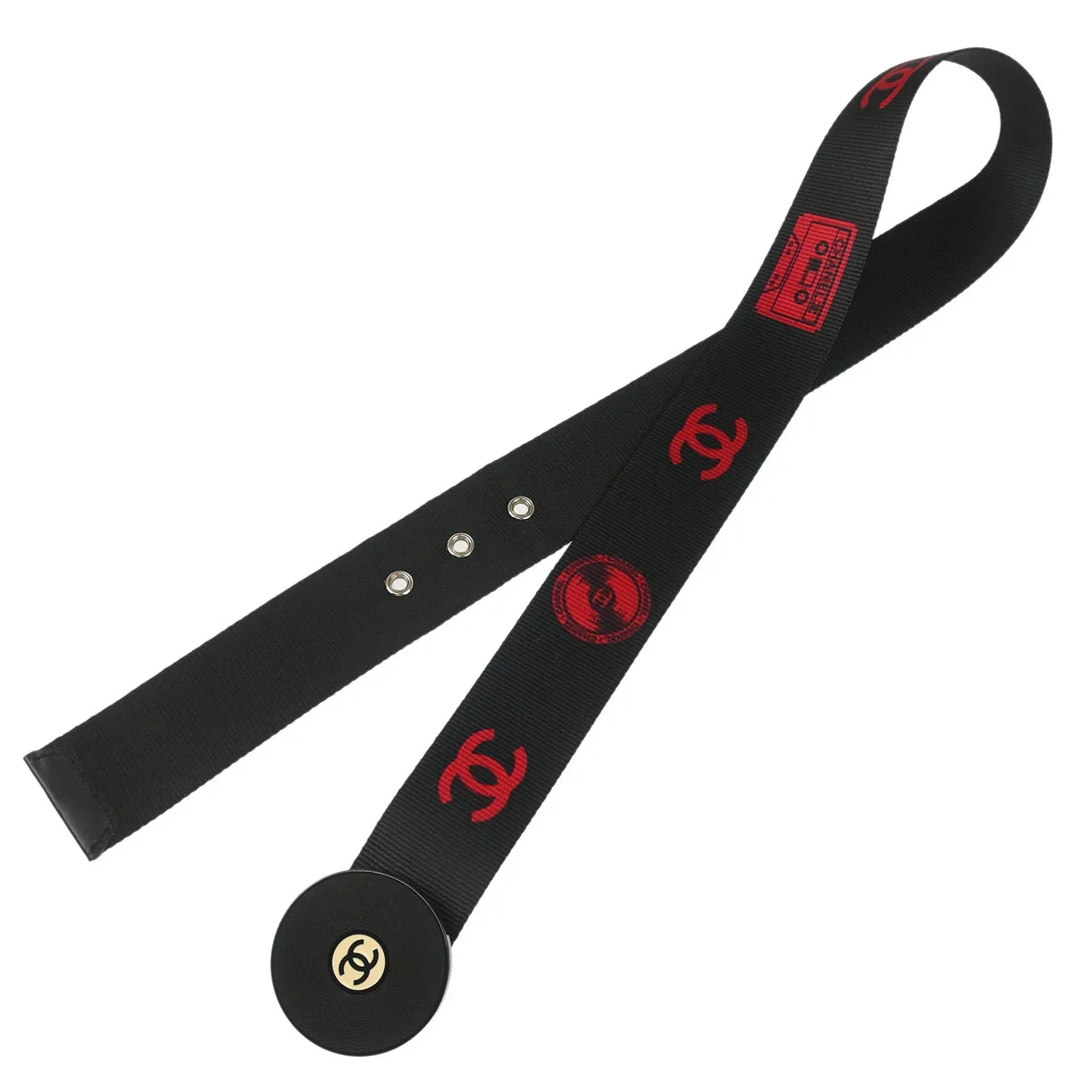 Chanel Record Belt Black 04P #75/30 Small Good - Image 2