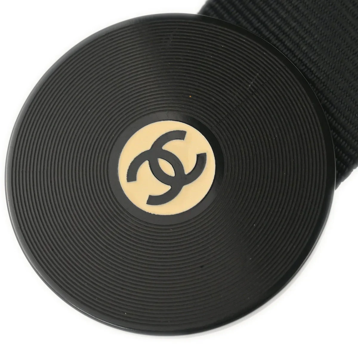 Chanel Record Belt Black 04P #75/30 Small Good - Image 3