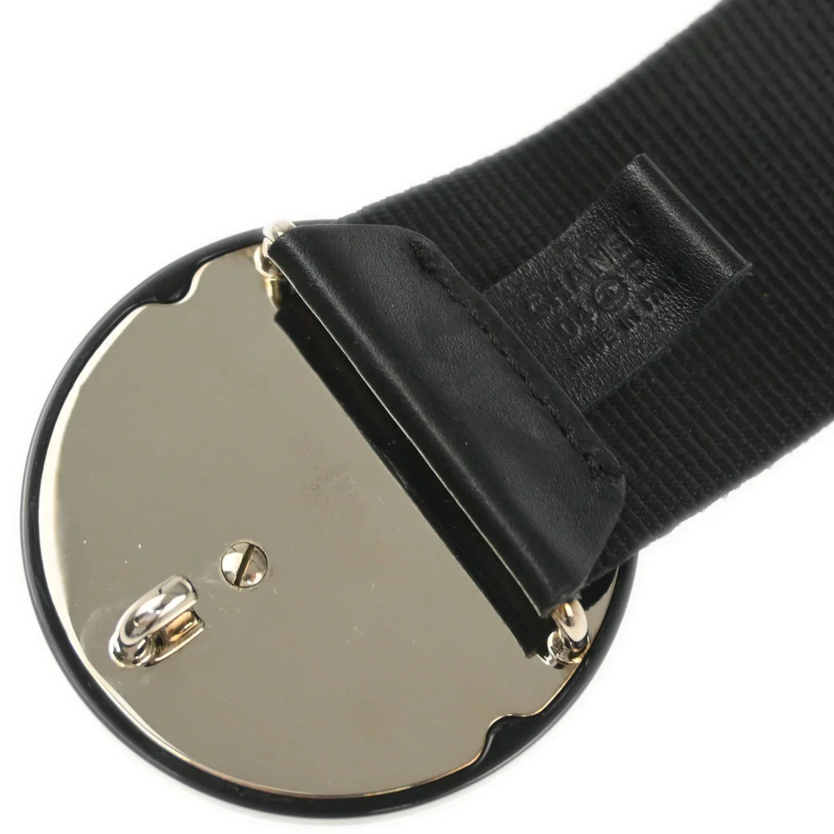 Chanel Record Belt Black 04P #75/30 Small Good - Image 4