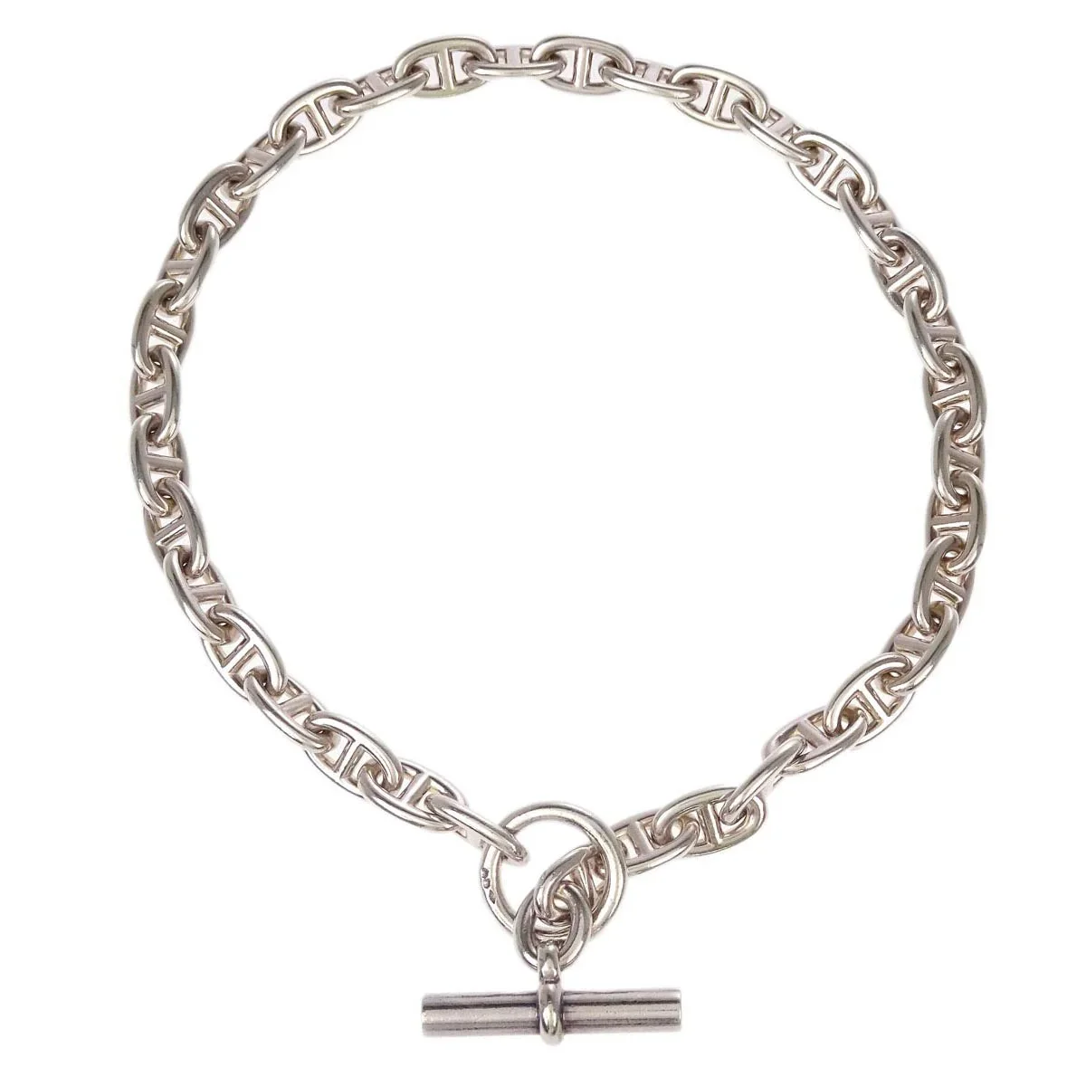Hermes Chaine d'Ancre Necklace Silver