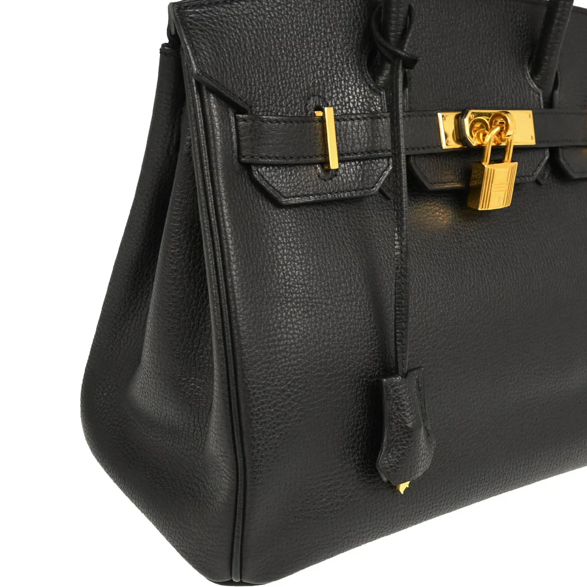 Hermes 2008 Black Liegee Birkin 30 Handbag - Image 3