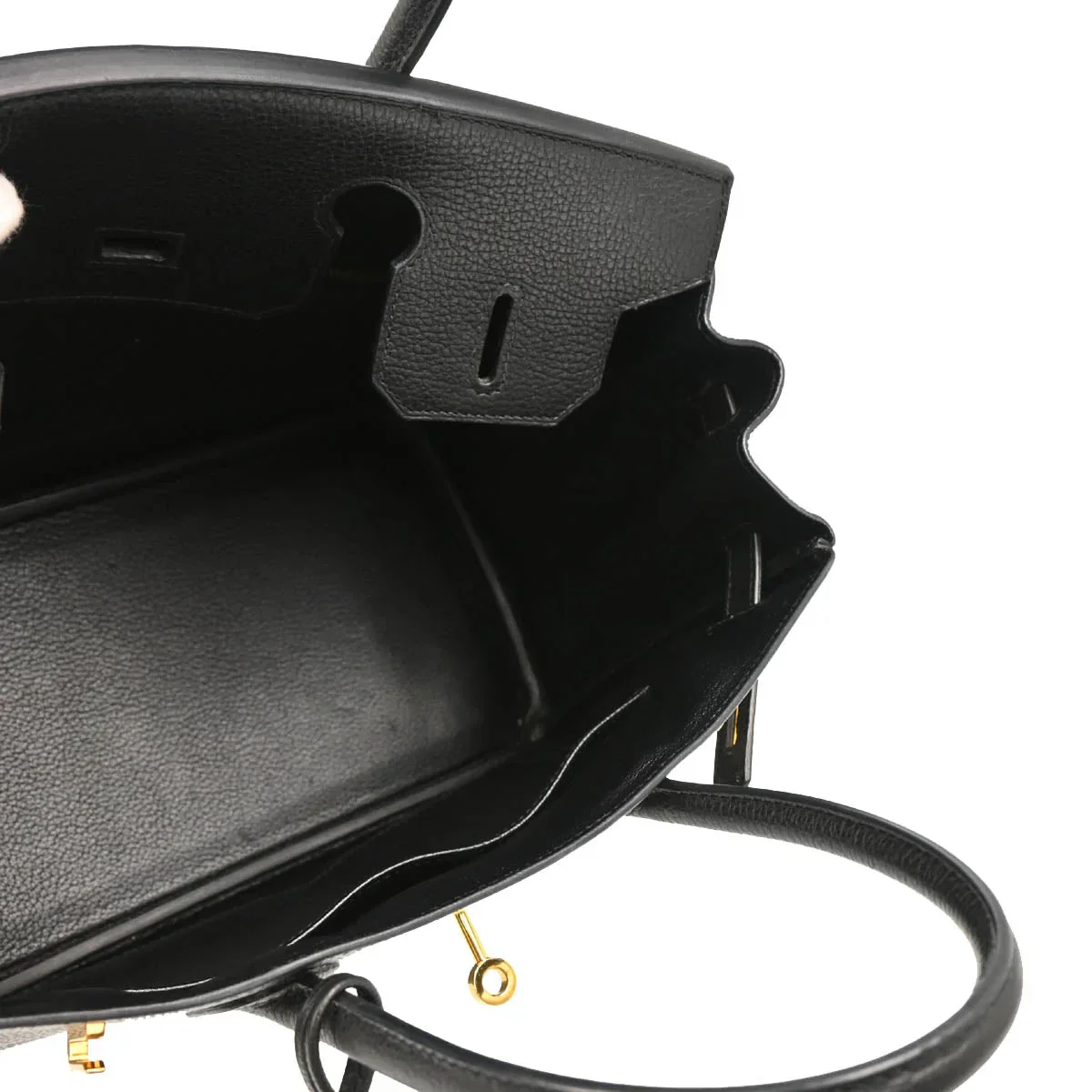Hermes 2008 Black Liegee Birkin 30 Handbag - Image 4