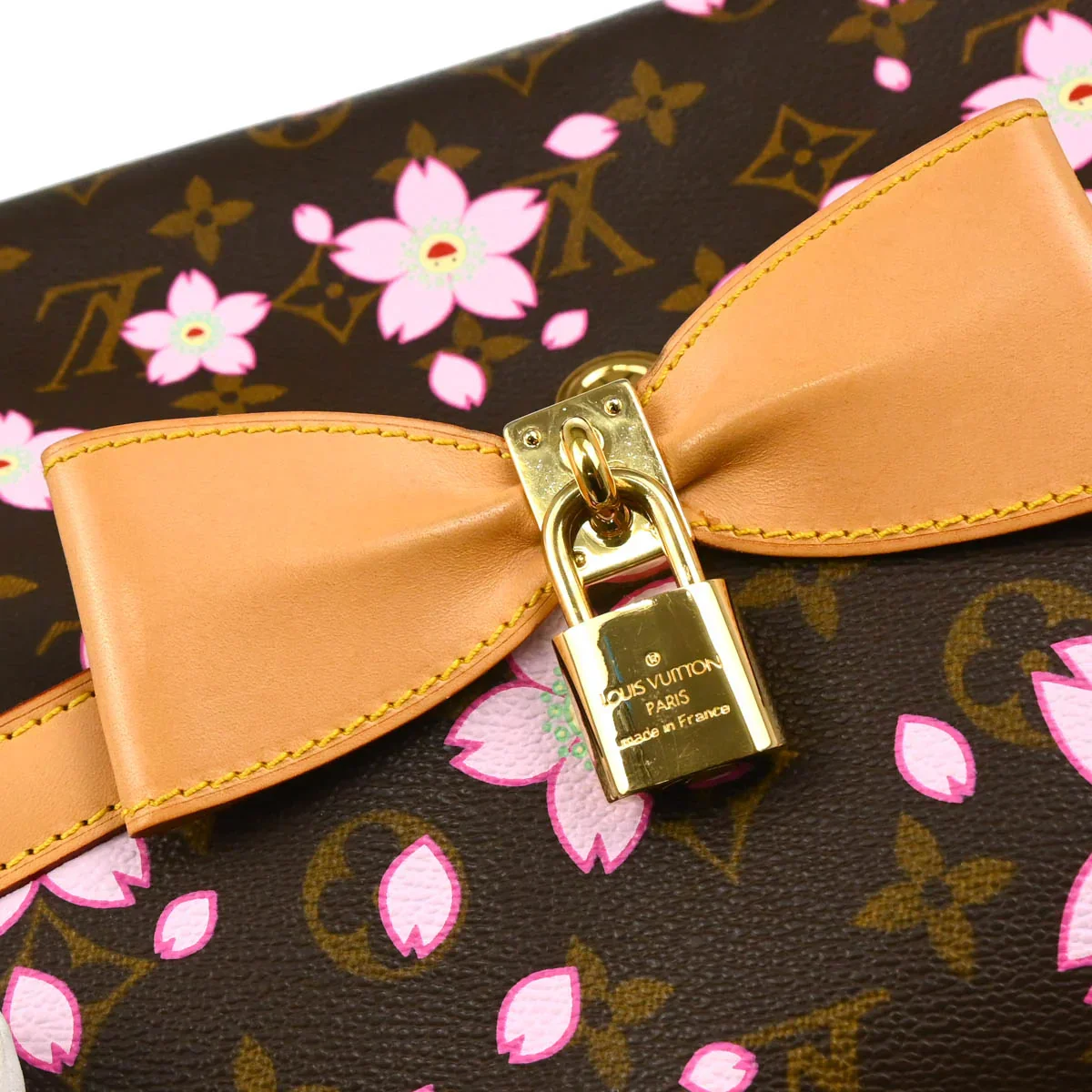 Louis Vuitton 2003 Monogram Cherry Blossom Sac Retro PM Handbag M92012 - Image 6
