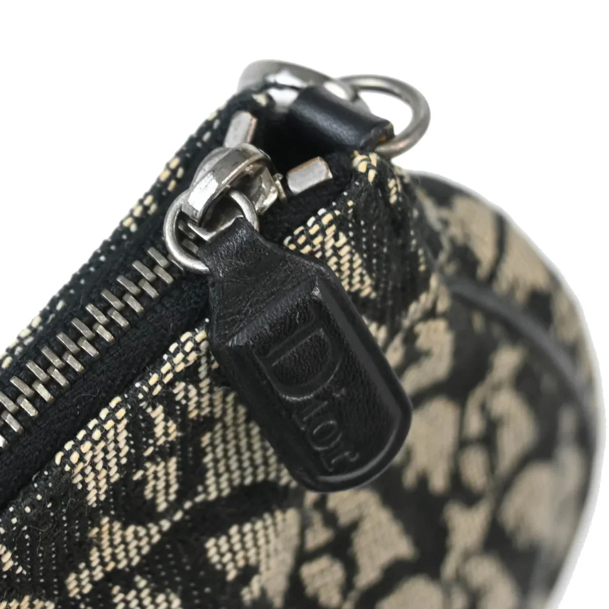 Christian Dior 2002 Black Trotter Saddle Handbag - Image 6