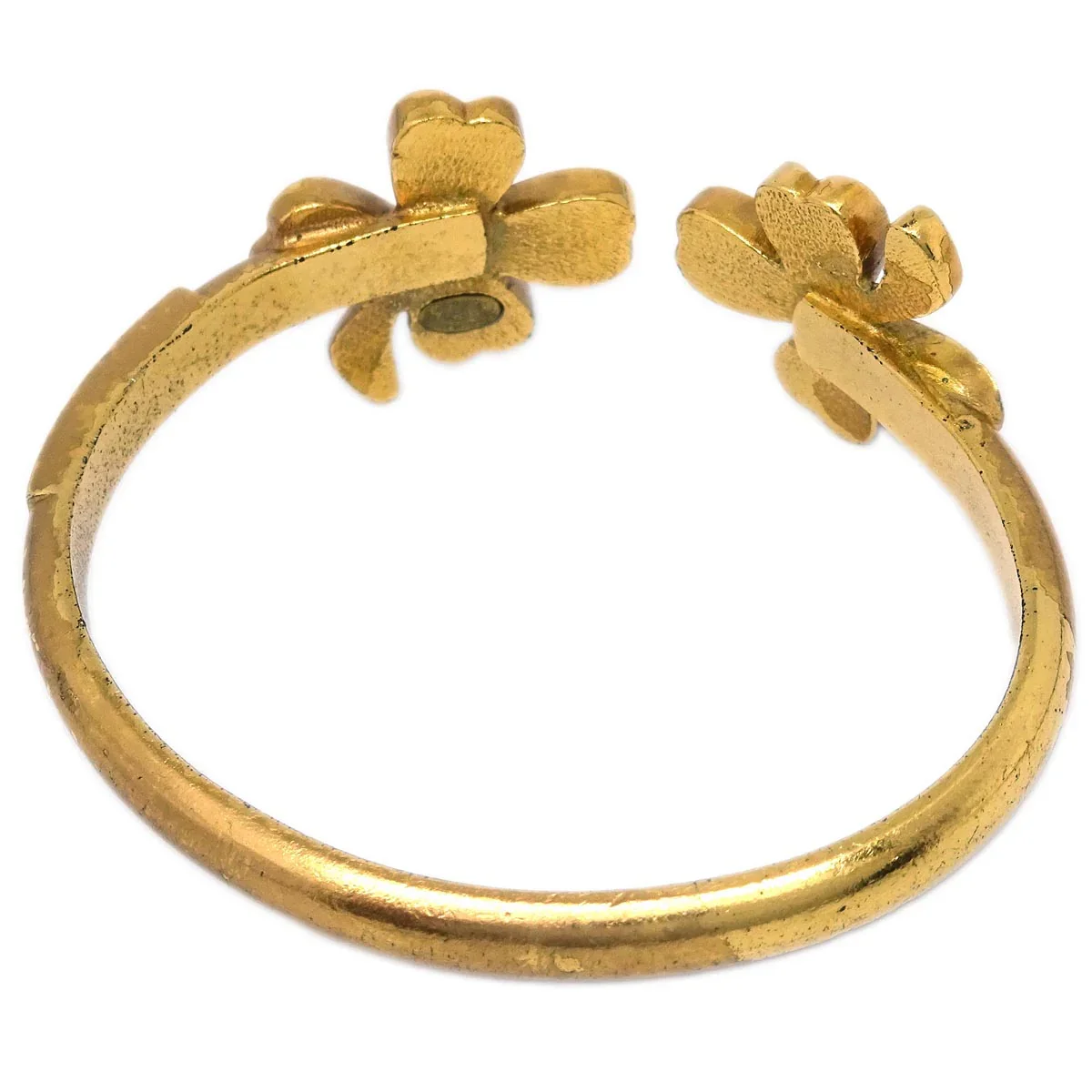 Chanel Clover Bangle Gold 03P - Image 3
