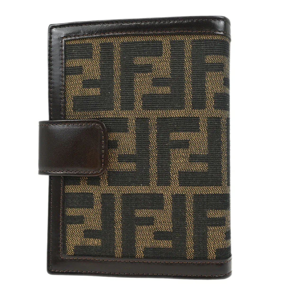 Fendi 2009 Brown Zucca Note Book Cover Small Good - Image 2
