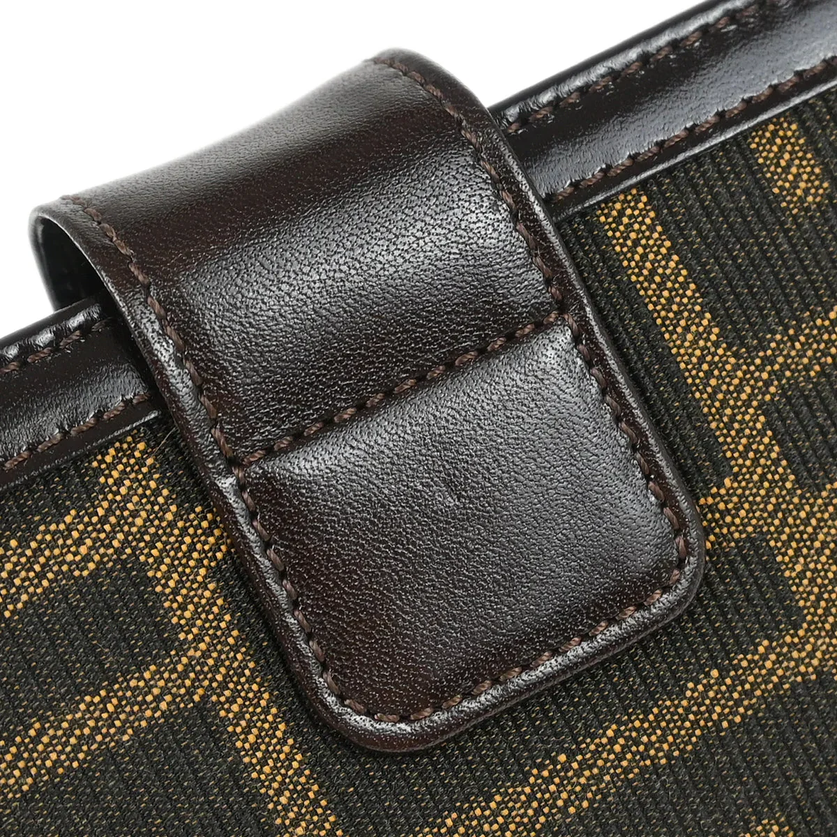 Fendi 2009 Brown Zucca Note Book Cover Small Good - Image 3