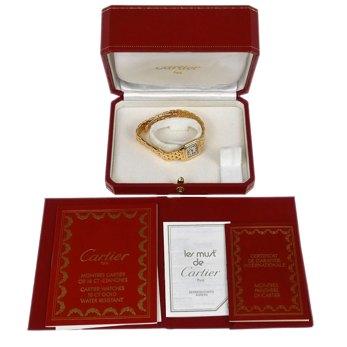 Cartier Mini Panthere Ref.W25034B9 Quartz Watch 18KYG - Image 3