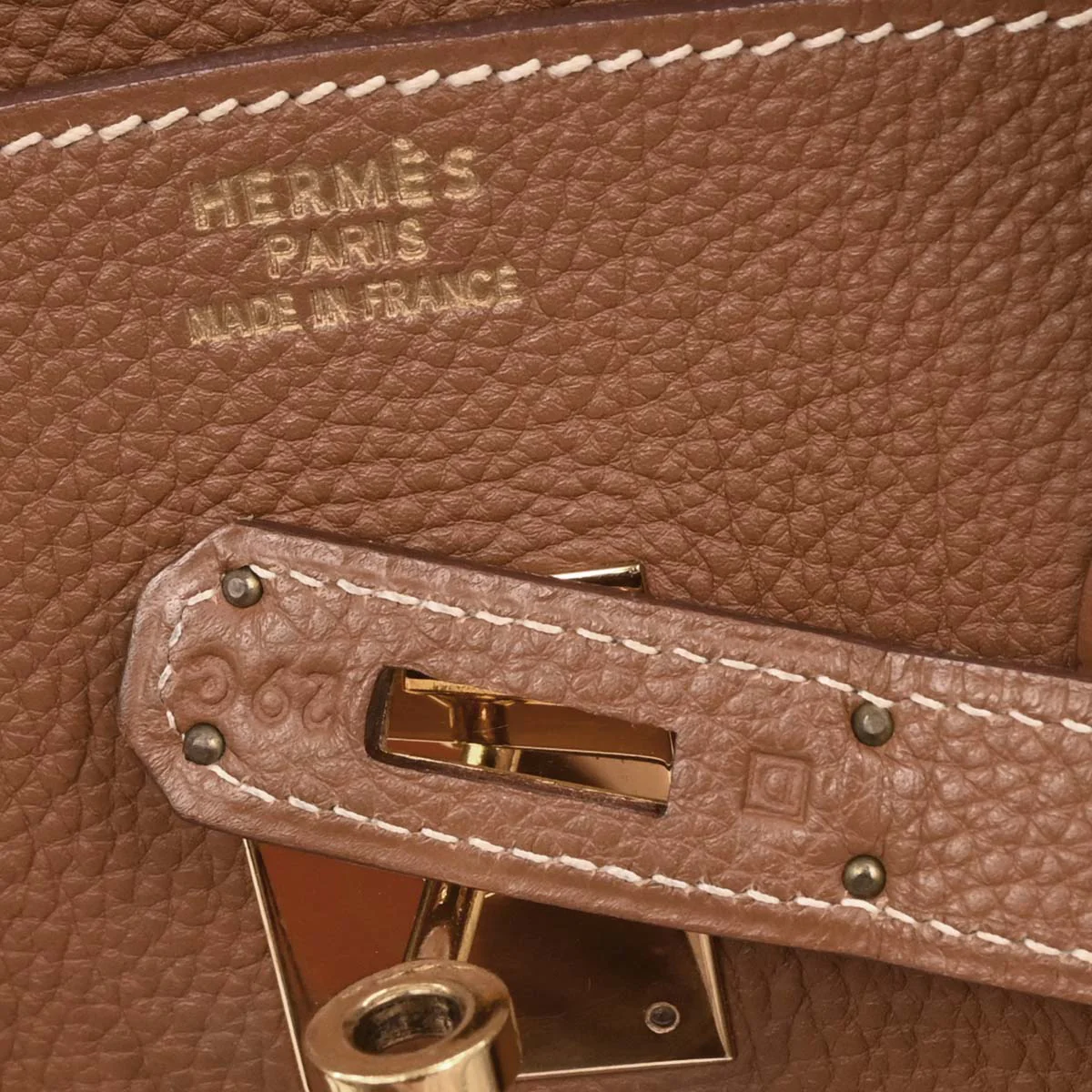 Hermes Gold Togo Birkin 35 Handbag - Image 9