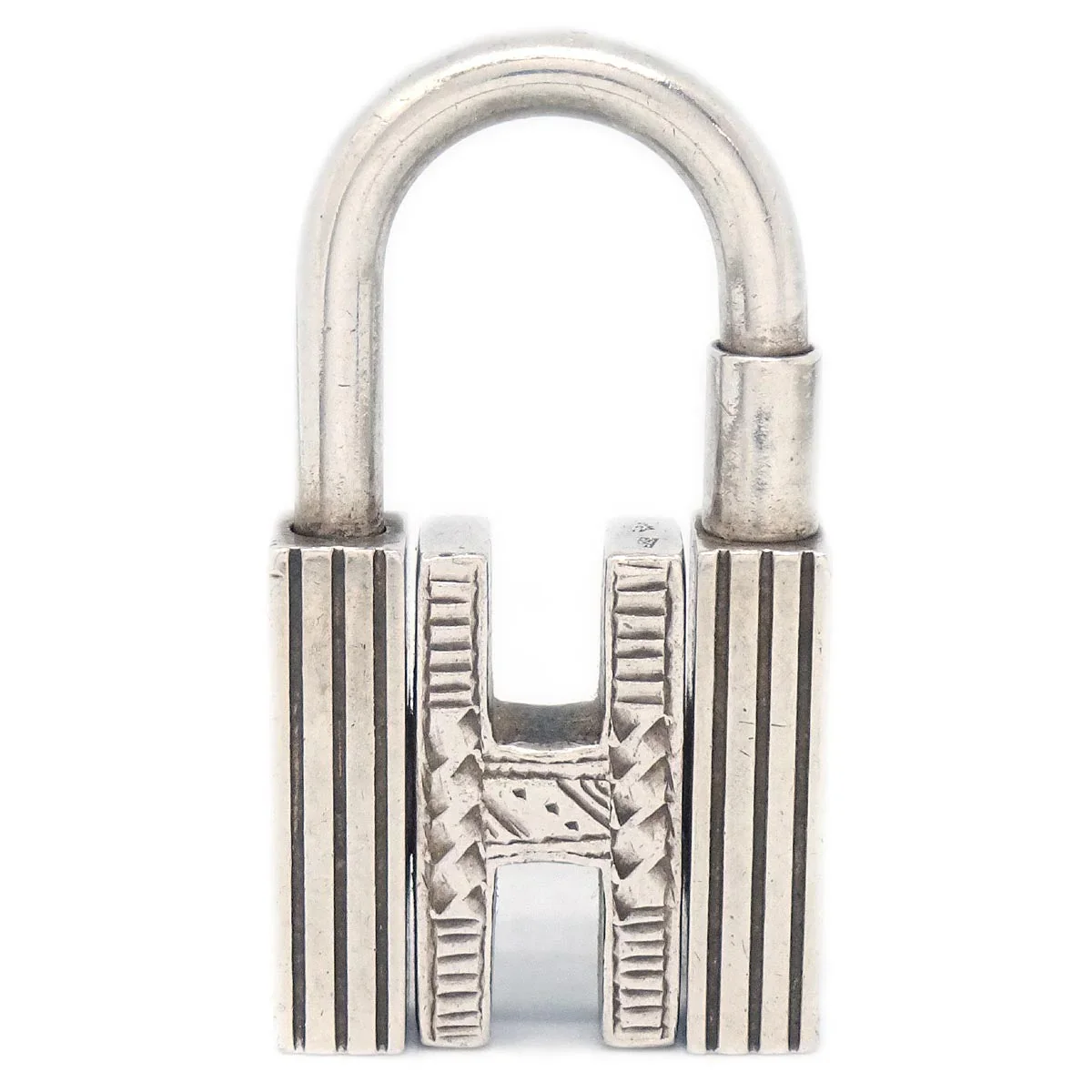 Hermes Touareg H Cadena Sterling Silver Small Good