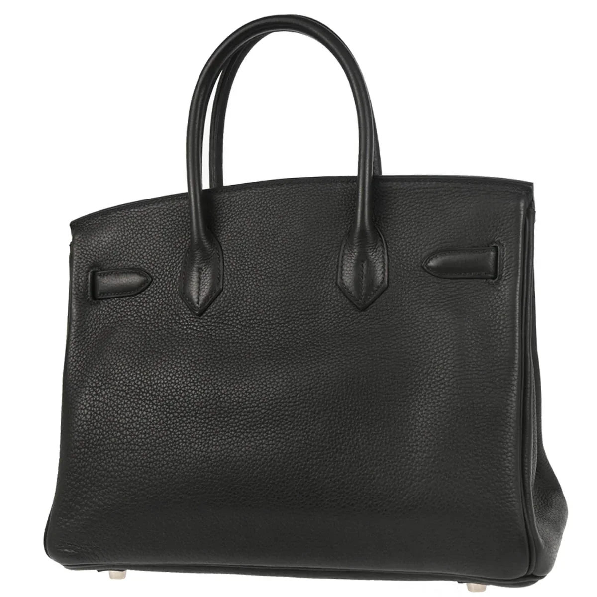 Hermes 2008 Black Taurillon Clemence Birkin 30 Handbag - Image 2