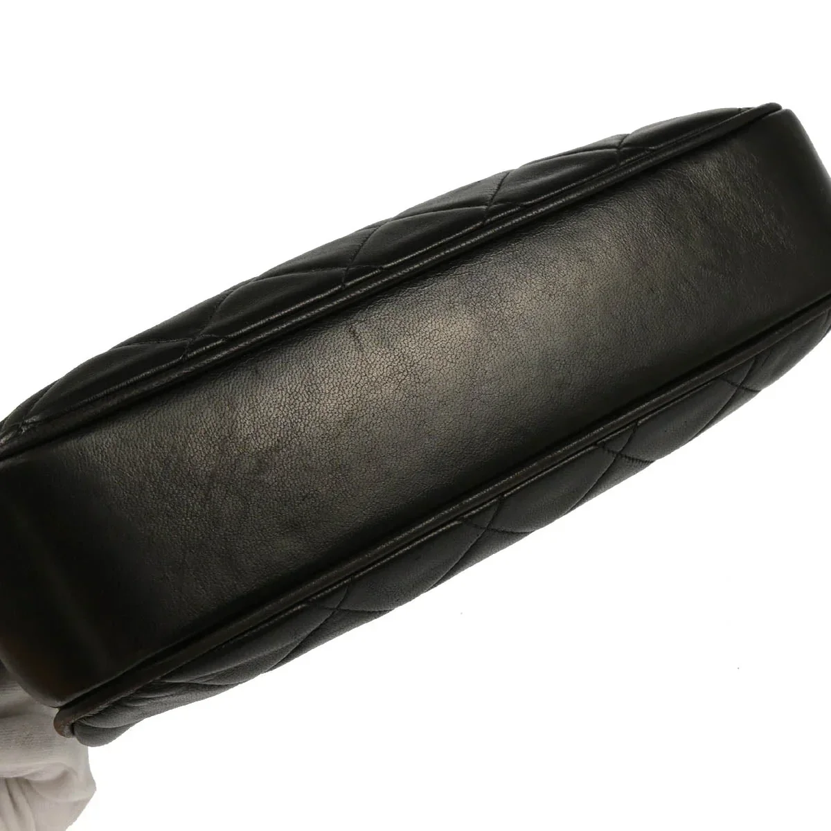 Chanel 1996-1997 Black Lambskin Handbag - Image 5