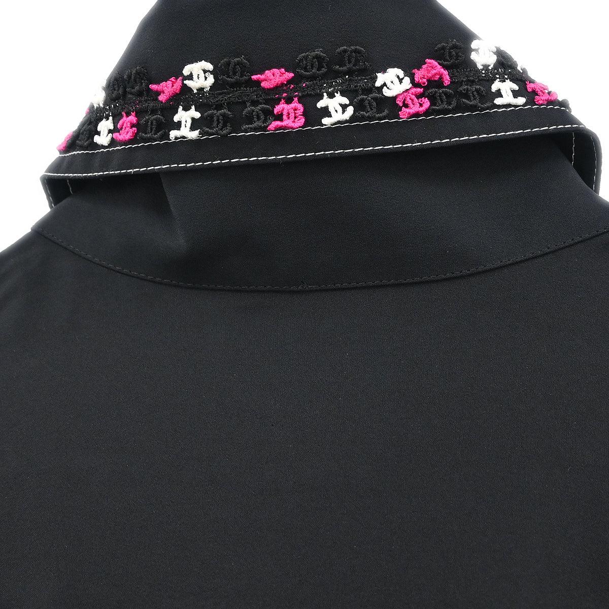 Chanel 2004 Blouse Shirt Black #36 - Image 3