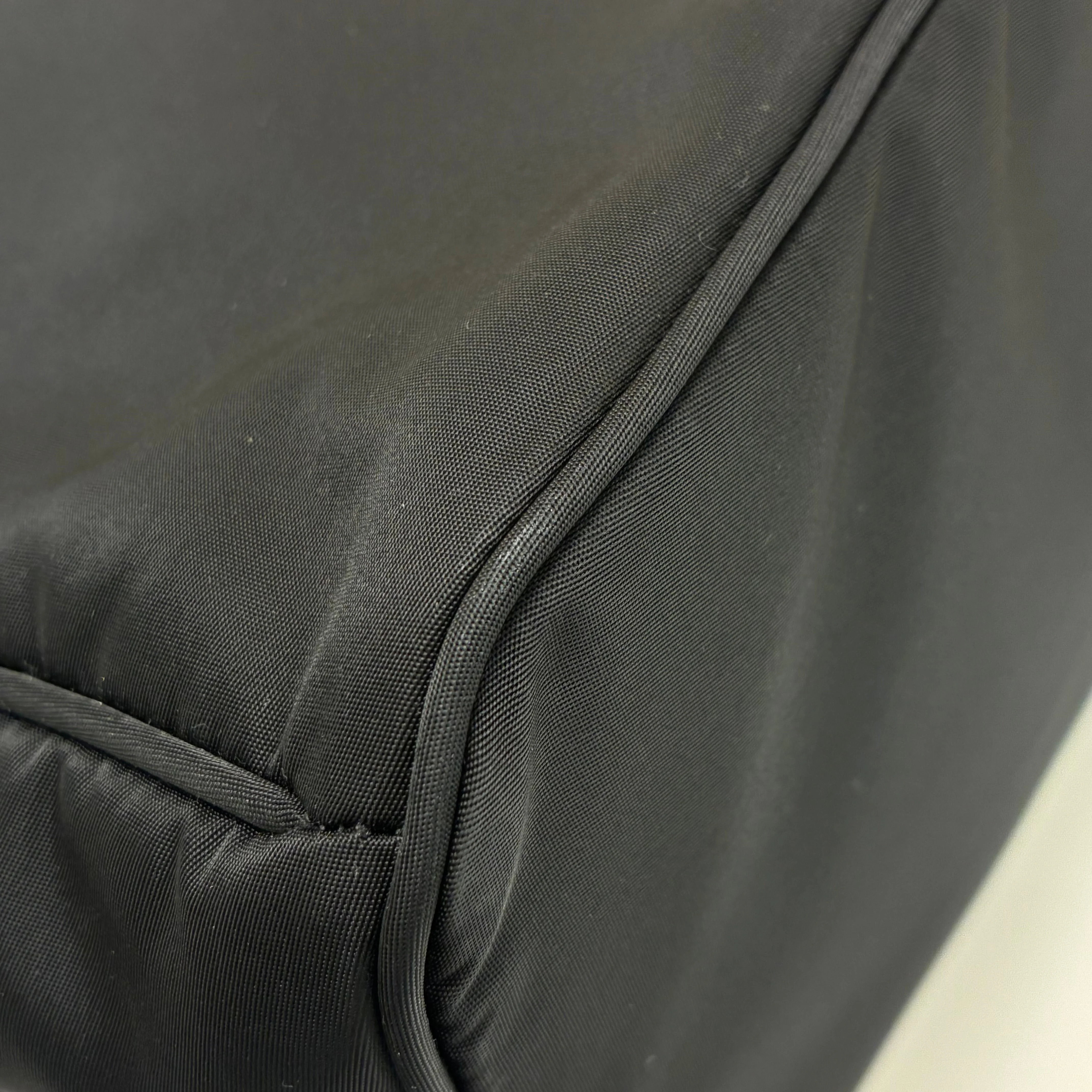 Prada Black Nylon 2way Shoulder Handbag - Image 12
