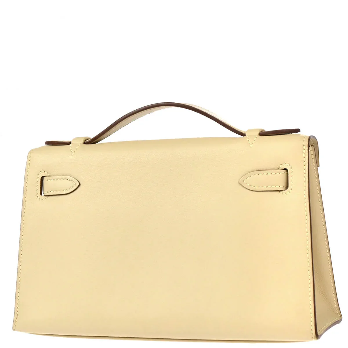 Hermes 2008 Parchemin Swift Kelly Pochette Handbag - Image 2