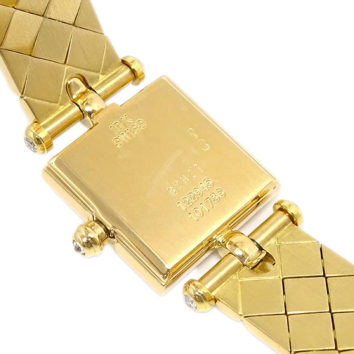 Van Cleef & Arpels Ref.B2HI1 YG Diamond Quartz Watch 18KYG - Image 7