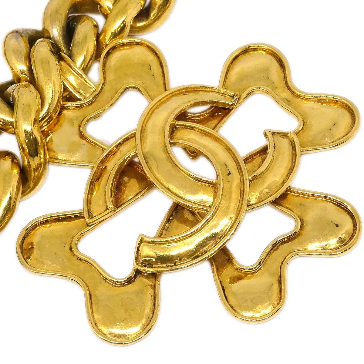 Chanel Gold Chain Pendant Necklace 94P - Image 2