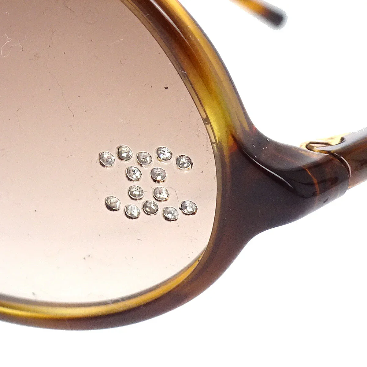 Chanel Sunglasses Eyewear Brown Small Good - Image 6