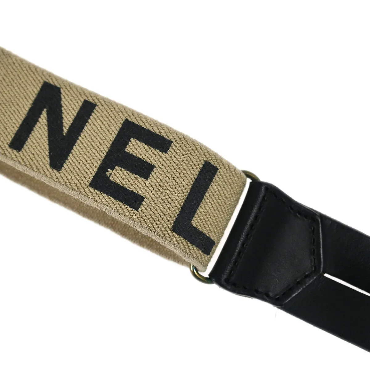 Chanel Suspenders Beige Small Good - Image 4