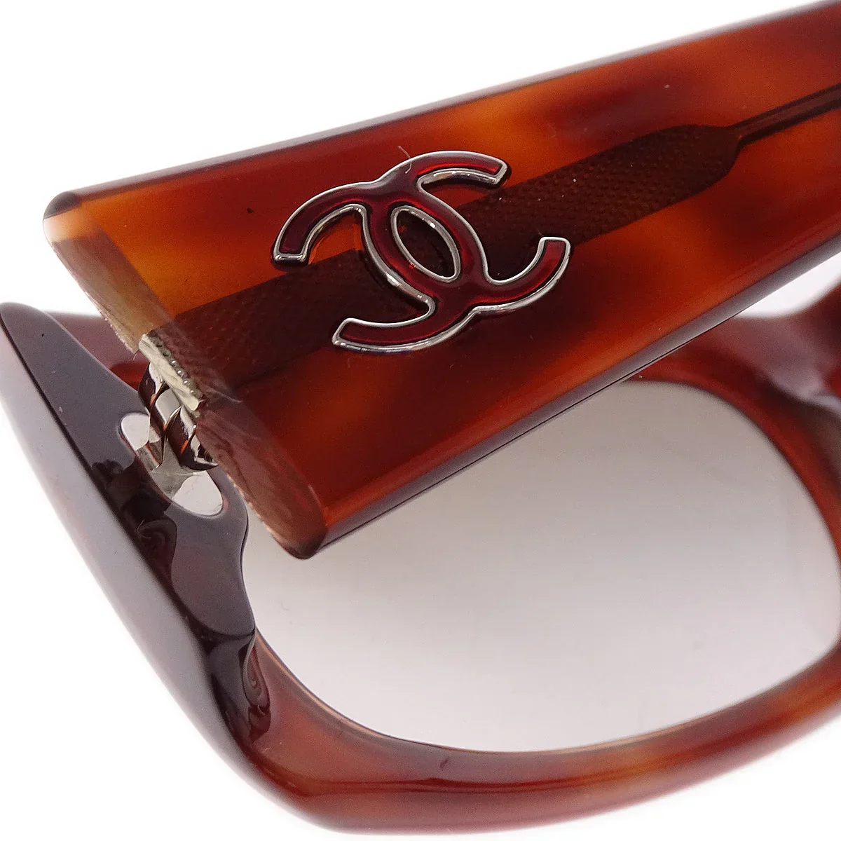 Chanel Sunglasses Eyewear Brown Small Good - Image 6