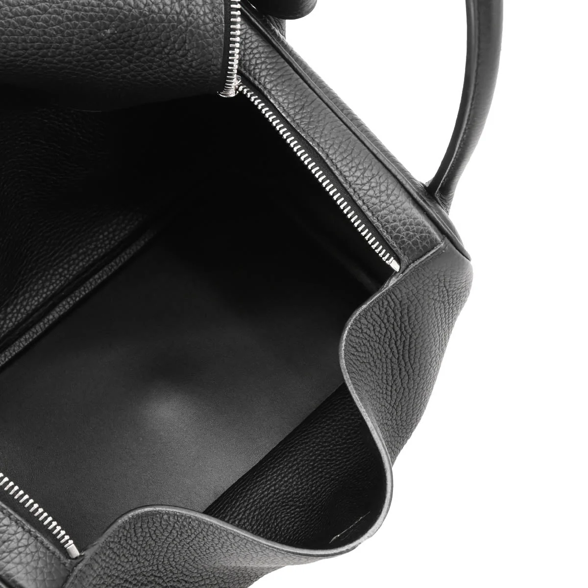 Hermes 2015 Black Taurillon Clemence Lindy 34 Shoulder Bag - Image 4