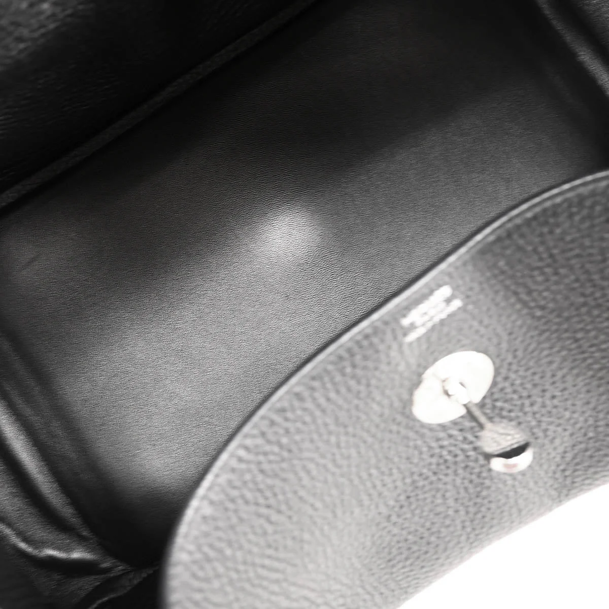 Hermes 2015 Black Taurillon Clemence Lindy 34 Shoulder Bag - Image 9