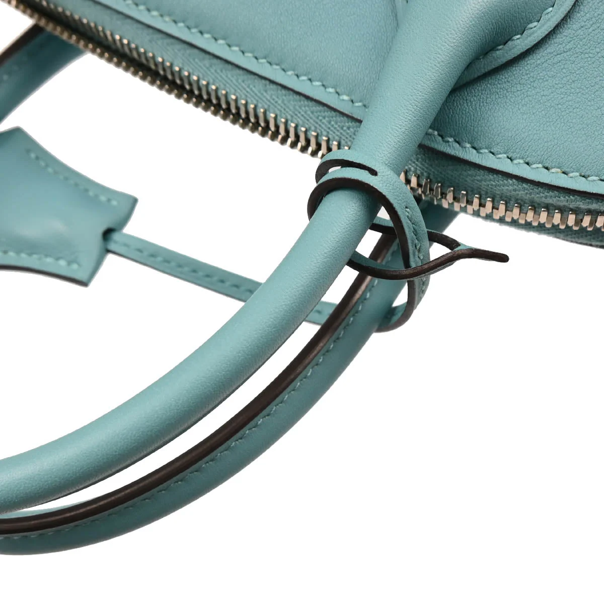 Hermes 2015 Blue Atoll Swift Bolide Secret Handbag - Image 6