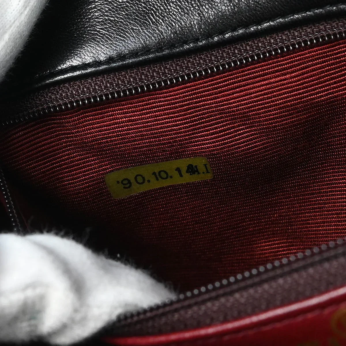 Chanel Black Lambskin Classic Square Flap Shoulder Bag - Image 10
