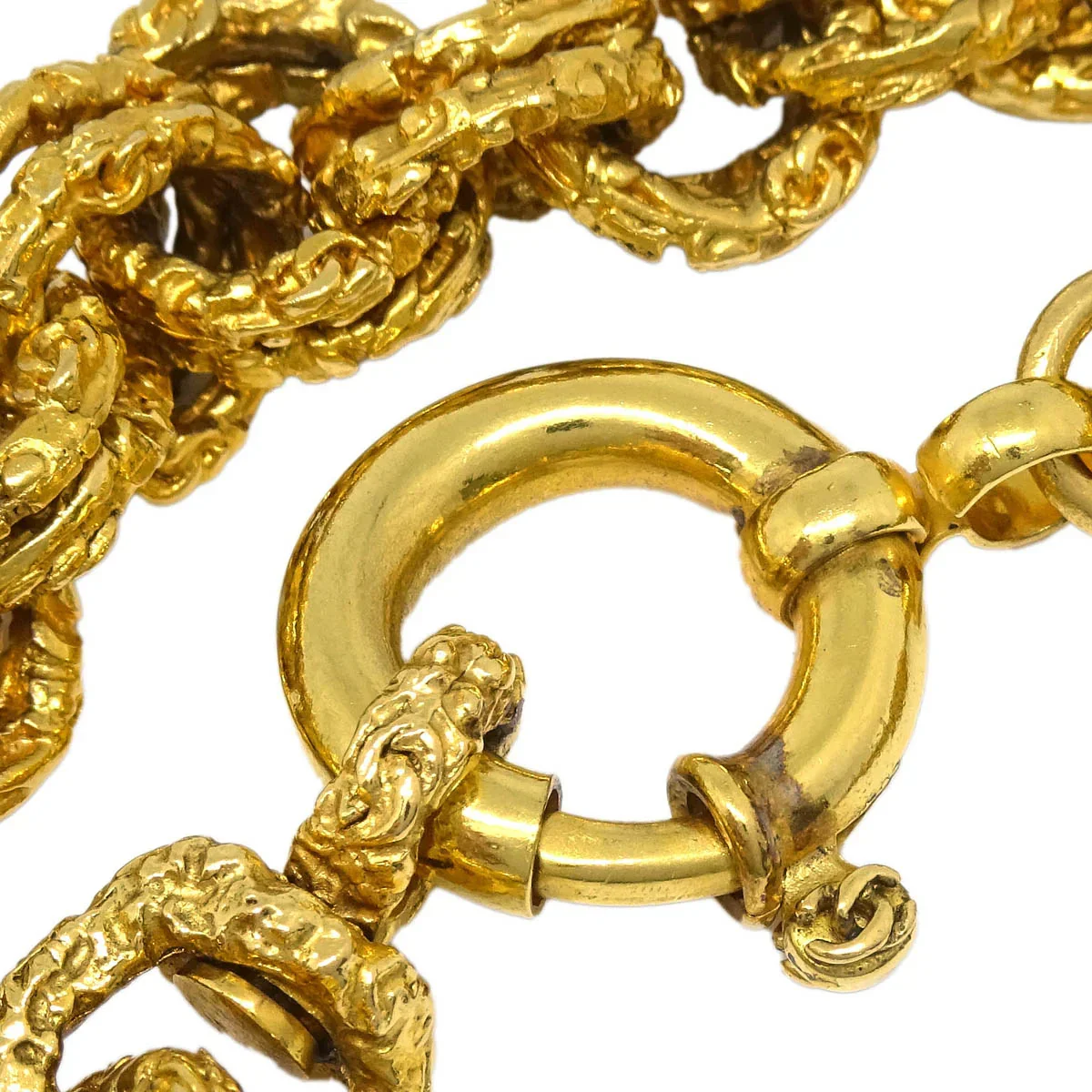Chanel CC Bracelet Fringe Gold 93A - Image 2
