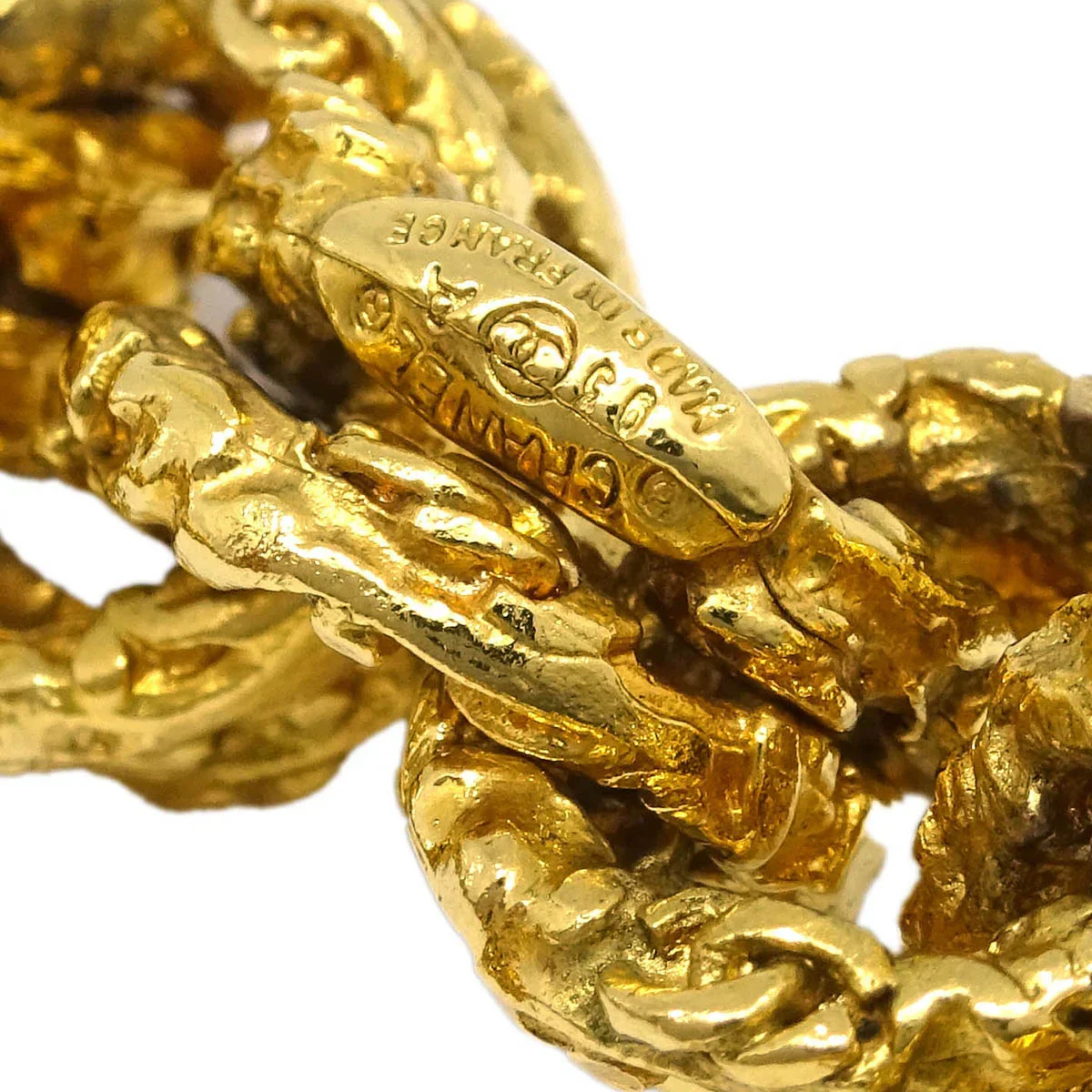 Chanel CC Bracelet Fringe Gold 93A - Image 4