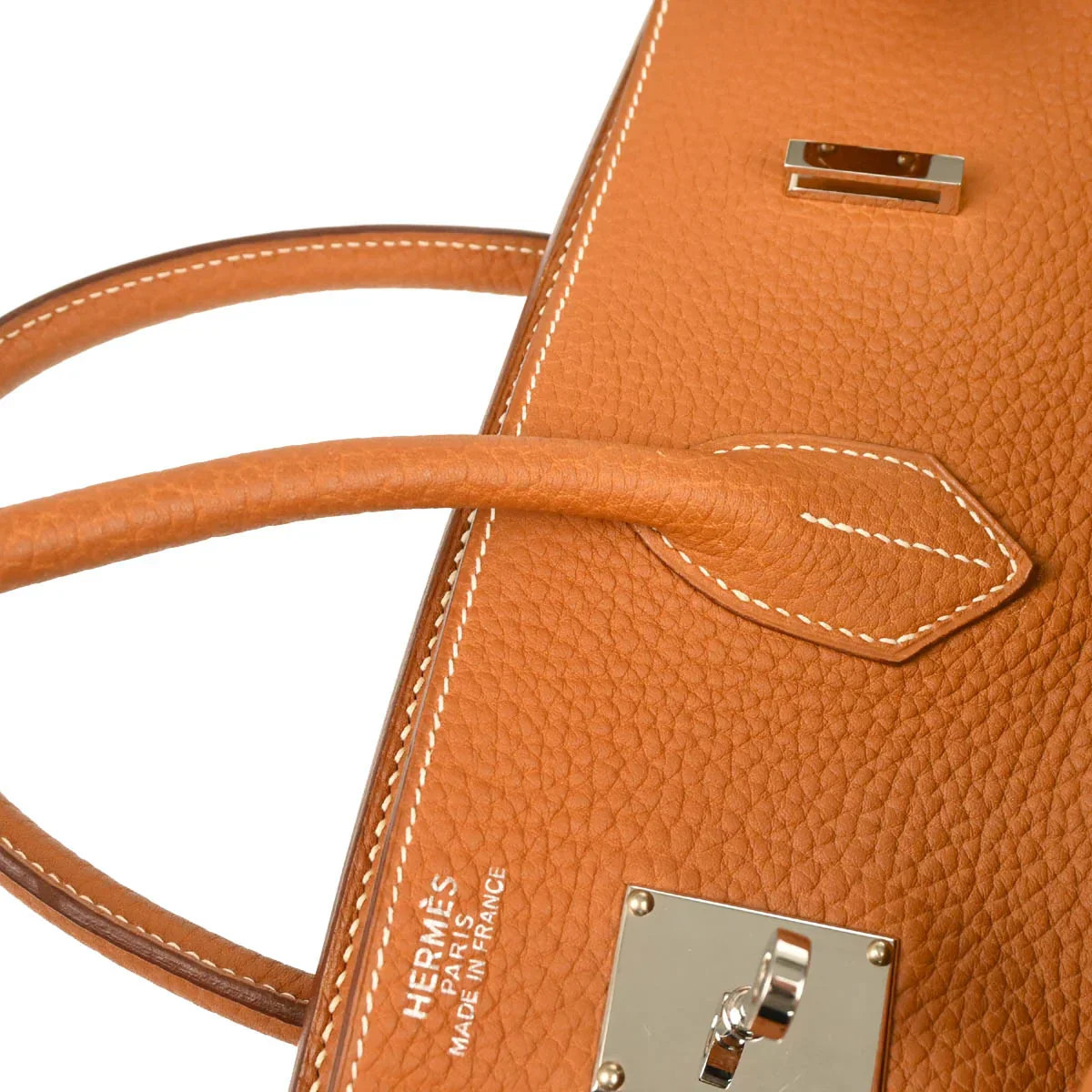 Hermes 2009 Gold Togo Birkin 50 Handbag - Image 6