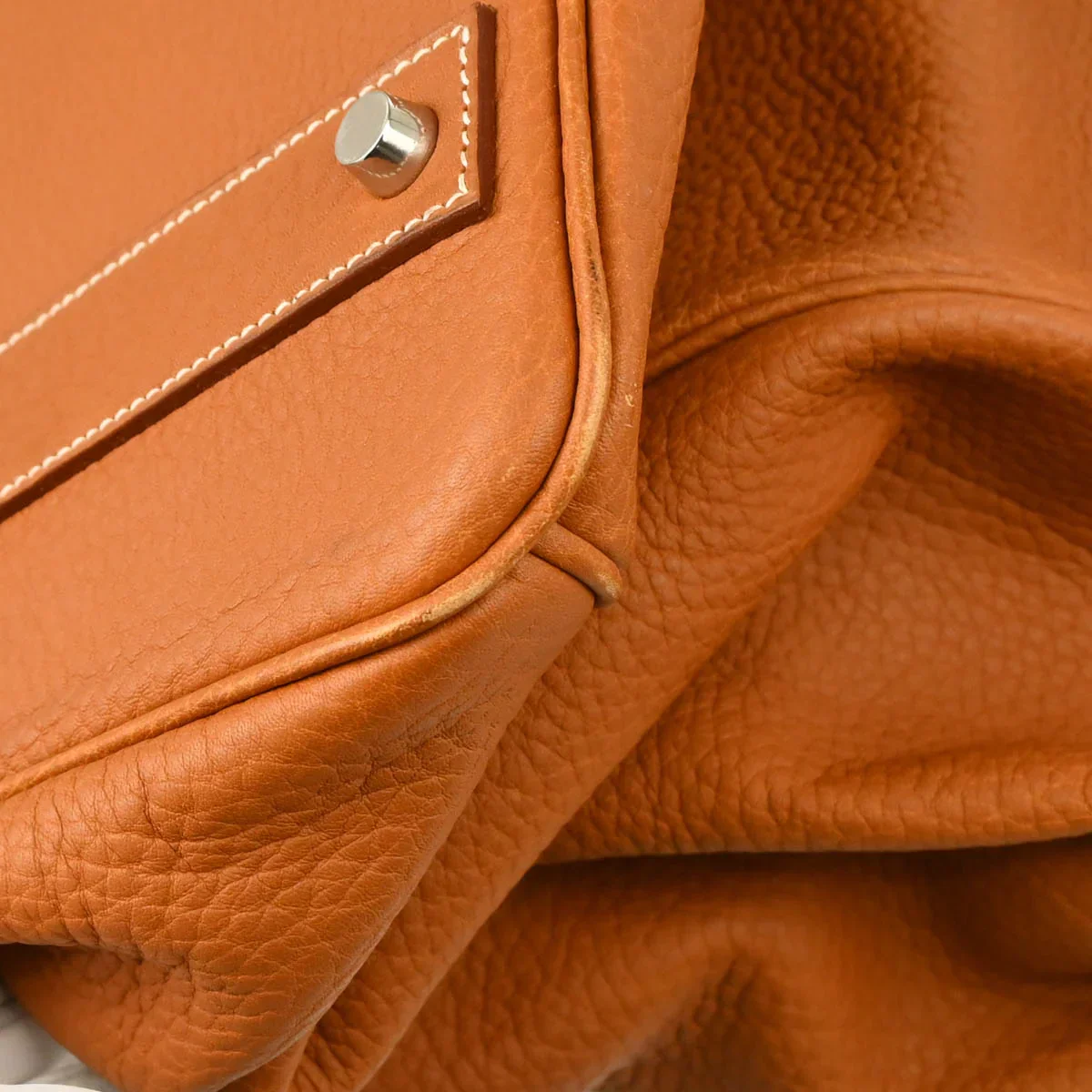 Hermes 2009 Gold Togo Birkin 50 Handbag - Image 7