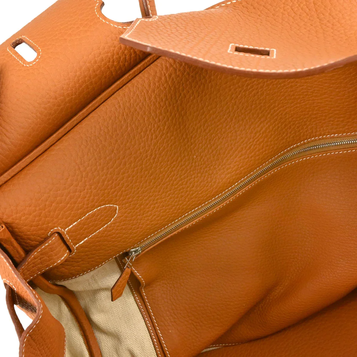 Hermes 2009 Gold Togo Birkin 50 Handbag - Image 8
